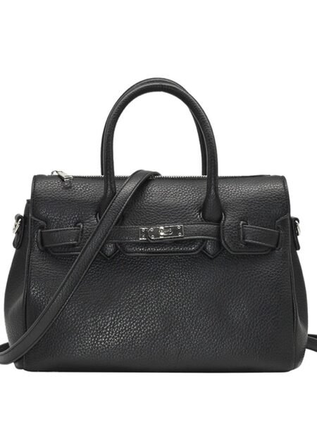 Rosenvinge HAVANNA Liten shopper med frontspenne - svart