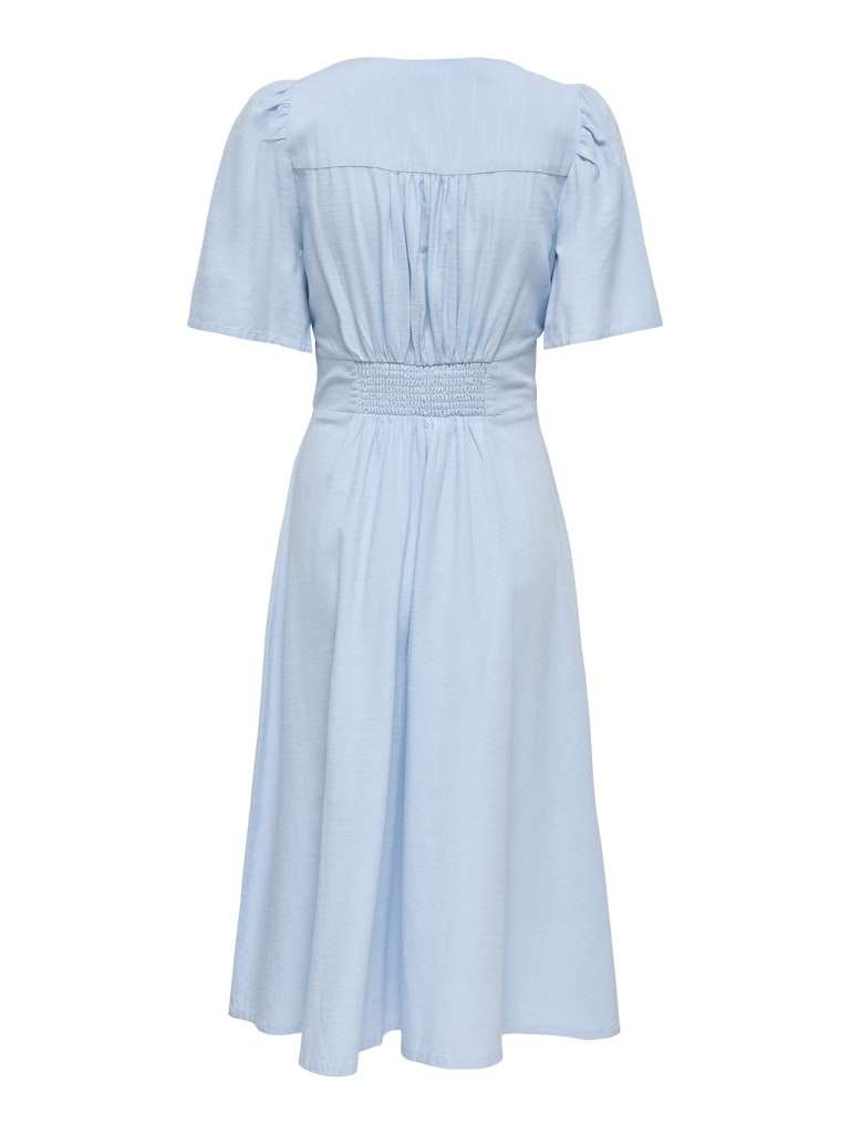 JDY NORA 2/4 MIDI DRESS WVN NOOS, Kjole, Chambray Blue- Lys Blå, Str Xs-Xxl - Bilde 5