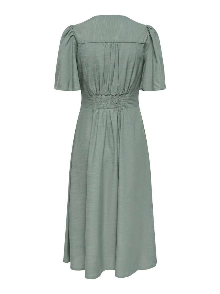 JDY NORA 2/4 MIDI DRESS WVN NOOS, Kjole, Laurel Wreath Str Xs-Xxl - Bilde 5