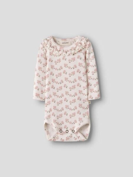 LIL ATELIER, GAGO KIS LS SLIM BODY LIL, Coconut Milk HYDRANGEA