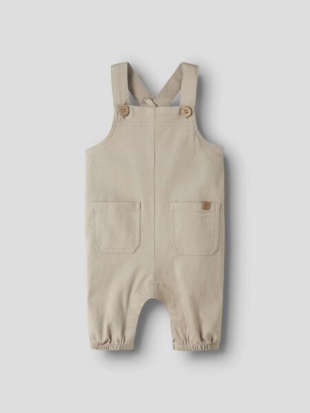 LIL ATELIER NBMDOREEN LOOSE TWI OVERALL - Selebukse, Oxford Tan- Beige