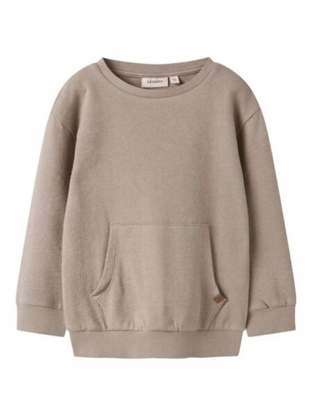 LIL ATELIER, DIAS DUK LS LOOSE SWEAT LIL, GENSER, Oxford Tan
