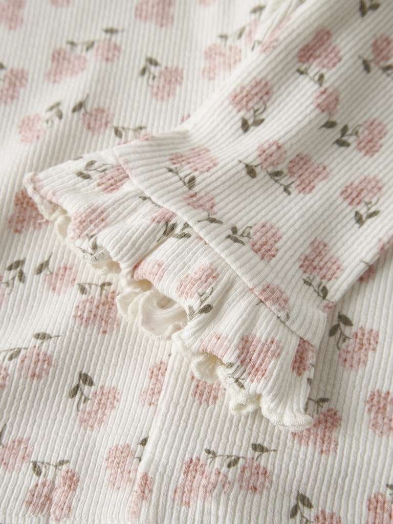 LIL ATELIER. GAGO KNA SLIM LEGGINGS LIL, TIGHTS, Coconut Milk HYDRANGEA - Bilde 2