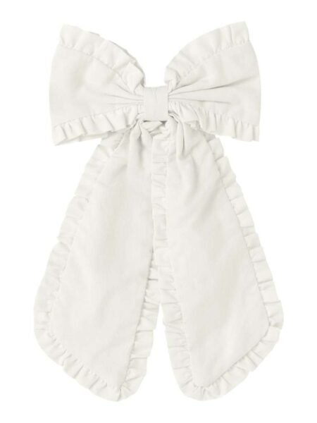 LIL ATELIER, DONJA HAIRBOW CLIPS LIL, HÅRSPENNE/SLØYFE ONE SIZE, Coconut Milk
