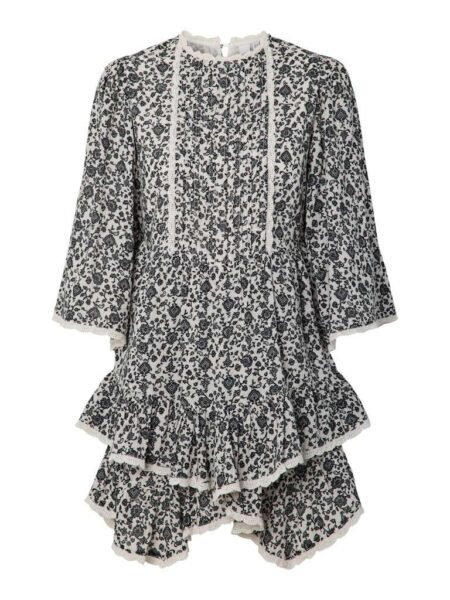 YAS LAHOSI 3/4 DRESS, KJOLE, Pristine LAHOSI PRINT