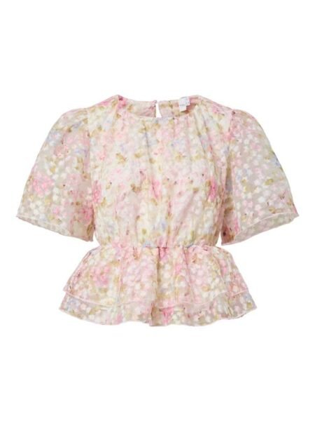 YAS LEANNA SS TOP NEW S. - SHOW, BLUSE, Pristine LEANNA AOP