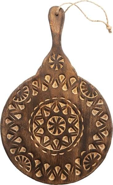 Au Maison Skjærebrett I Mangotre , Mørk Brun, 46xø30 cm