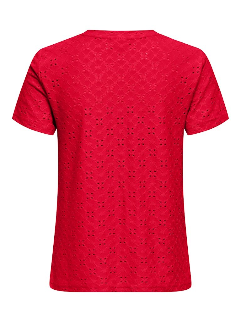 JDY top CATHINKA met broderie zwart