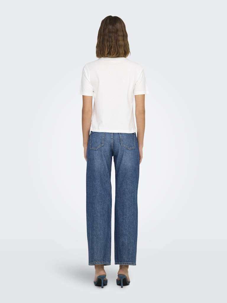 JDY REX S/S TOP JRS NOOS- T Skjorte, Cloud Dancer- Offwhite/ Hvit - Bilde 10