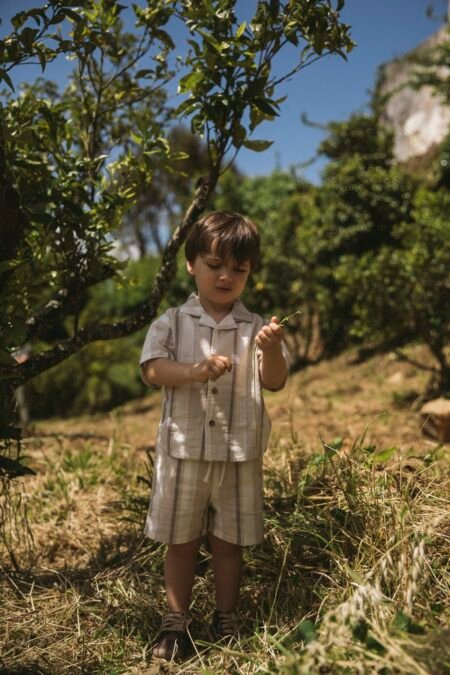 LIL  ATELIER FIBERT SS LOOSE SHIRT- Kortermet Skjorte, Coconut Milk