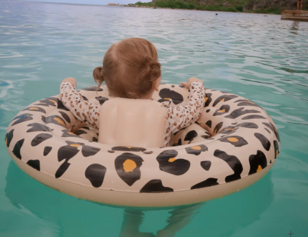 Babyflåte - Beige - Safari Chic- Leopardprint - 0/1 år