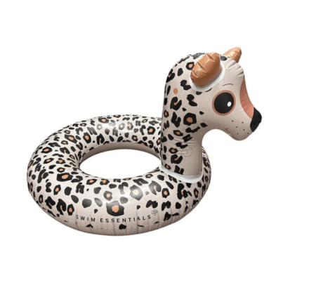 Badering Dyr - Beige - Safari chic- Leopardprint - Ø 95 cm