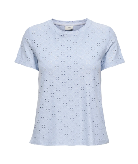 JDY CATHINKA S/S TAG TOP JRS NOOS, T Skjorte, Kentucky Blue