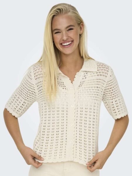 JDY ROBIN 2/4 COLLAR CARDIGAN KNT NOOS