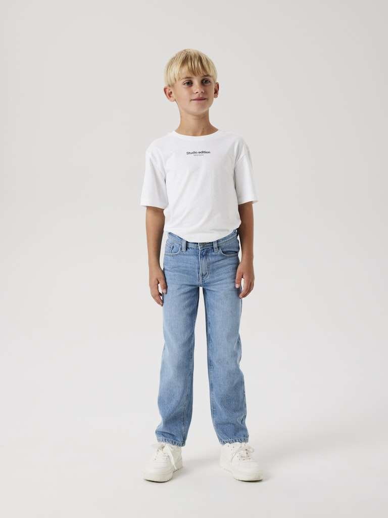 NAME IT, RYAN STRAIGHT JEANS 5950-DM NOOS, BUKSE, Light Blue Denim