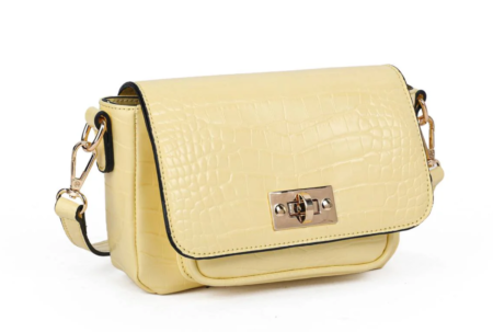 Rosenvinge Veske BEVERLY Croco Clutch - lys gul