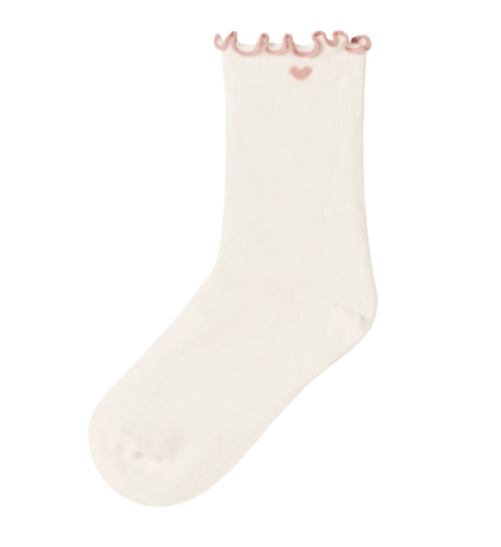 NAME IT, FIDUCIA SOCK LIL, SOKKER, Coconut Milk MISTY ROSE