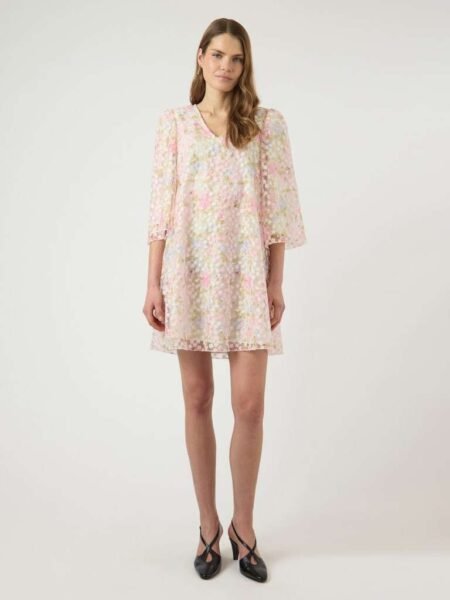 YAS LEANNA 3/4 DRESS NEW S. - SHOW, KJOLE, Pristine LEANNA AOP
