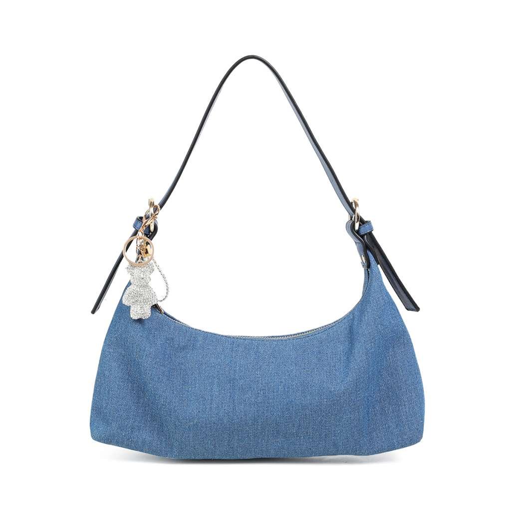 Rosenvinge EMBLA skulderveske med deco - jeansblå tekstil - Bilde 5