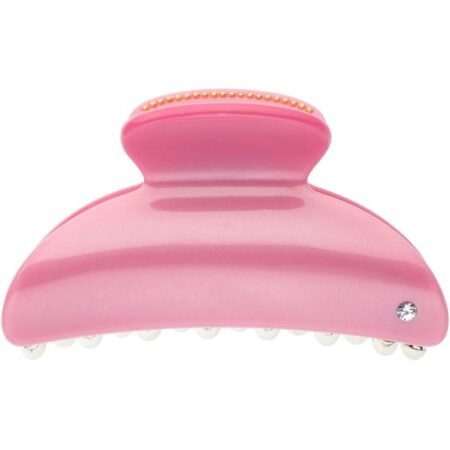 Dark  Department  Hair Claw  Acetate W/Swarovski Crystal Large, Bubblegum Pink Hårklype, Rosa