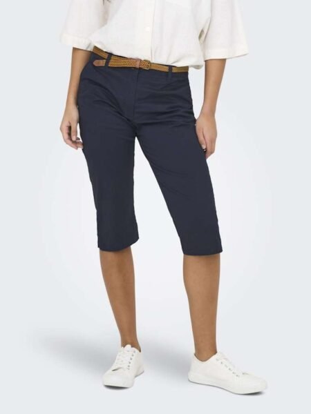 JDY CHICAGO MW BELTED CAPRI - Capribukse PNT DIA, Night Sky