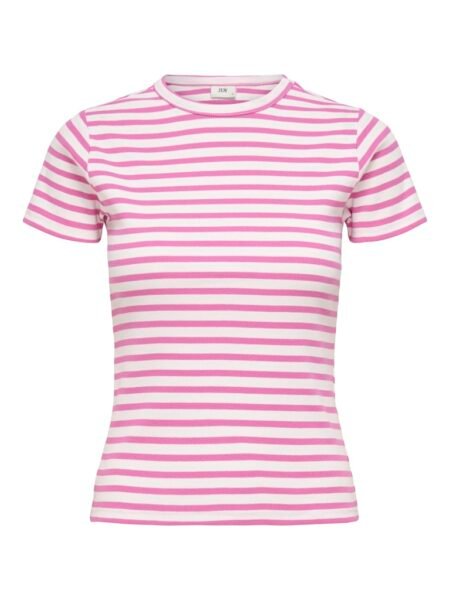 JDY SOLAR S/S O NECK TOP JRS NOOS - T Skjorte, Wild Orchi/ Cloud Dancer