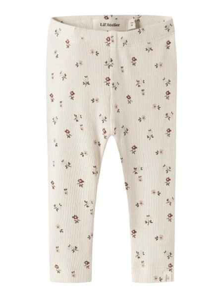 LIL ATELIER, GAGO SLIM LEGGING, Turtledove FLORAL