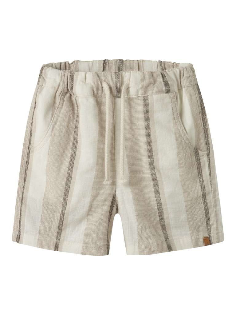 LIL ATELIER FIBERT LOOSE SHORTS, Coconut Milk - Bilde 7