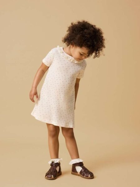 LIL ATELIER HULLA HUA SS DRESS, Kjole,  Coconut Milk