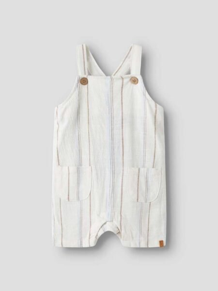 LIL ATELIER JERAN LOOSE SHORT OVERAL, Seleshorts, Coconut Milk