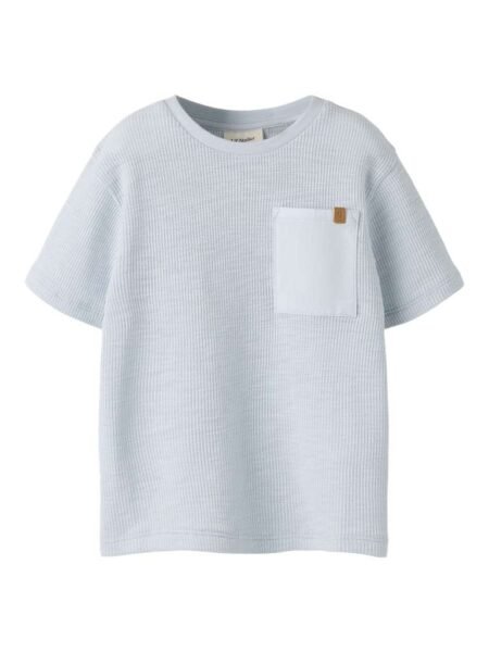 LIL ATELIER HONJO SS LOOSE TOP, T Skjorte, Plein Air, Lys Blå