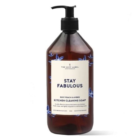 The Gift Label Kitchen Cleaning Soap 1 liter, Stay Fabulous