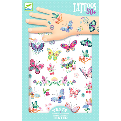 Tatovering med sommerfugler