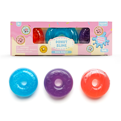 Keycraft Donut Slime 3pk, Slim I 3 pk, + 3år