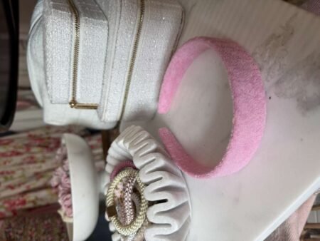 Dark Department Terry Hairband / Frotte  Hårbøyle, Bubblegum Pink - Rosa