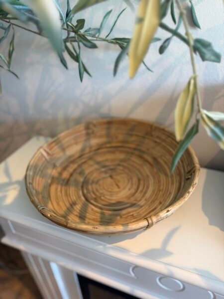 House Doctor Rottingfat/ Bolle/ Tray, HDChaka, Nature 40 cm