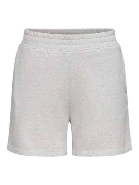 JDY AMALFI LIFE SWEAT SHORTS JRS, Oatmeal MELANGE