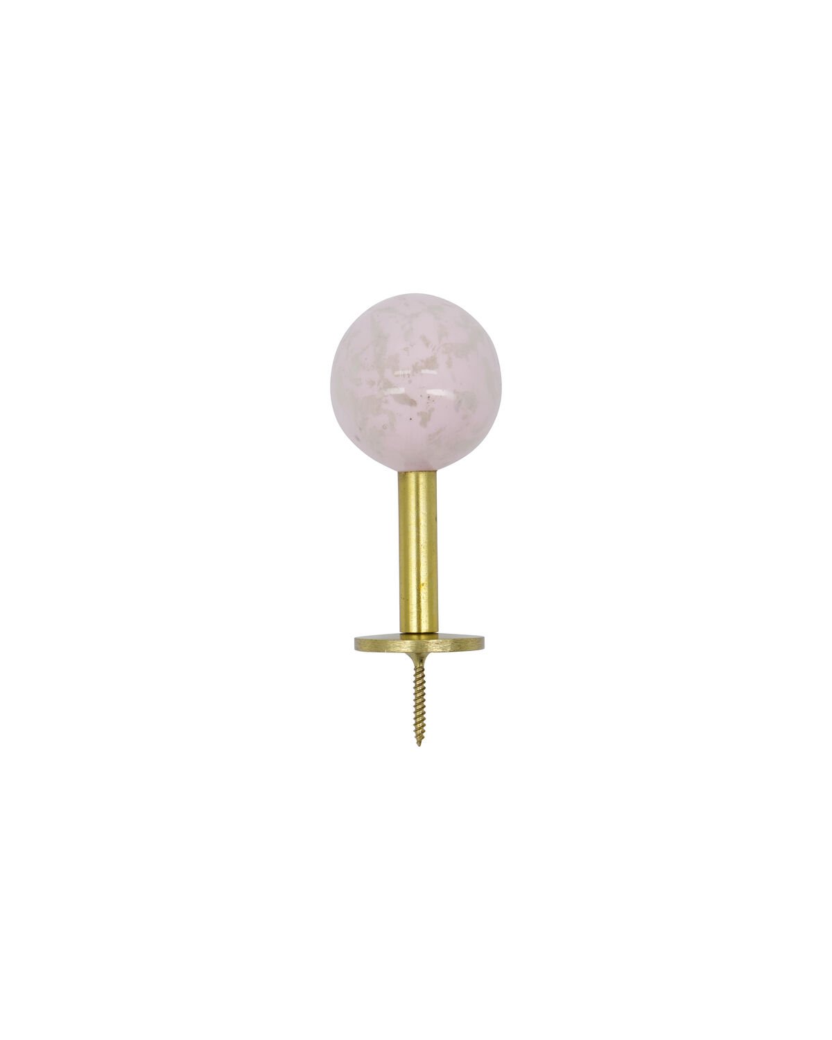 House Doctor Knagger Messingfarget Med Rosa Resin Knotter - Bilde 4