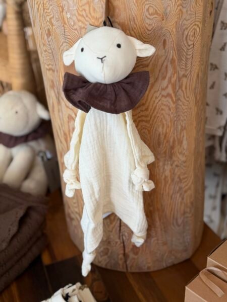 LIL ATELIER NOA SHEEP CUDDLE CLOTH, Koseklut Sau, Turtledove