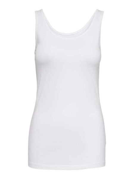 JDY AVA S/L TANK TOP, Singlet,White, hvit