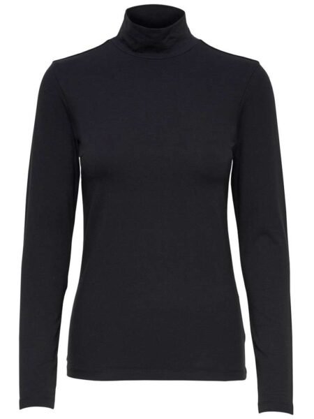 JDY AVA NEW TURTLENECK TOP, Black