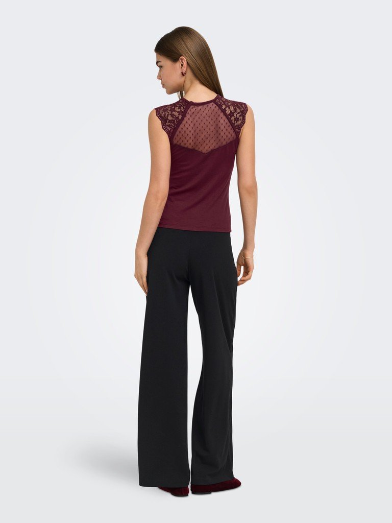 JDY GEGGO LIFE NEW LONG PANT JRS NOOS, BUKSE, Black GOLD BUTTONS/Svart - Bilde 5
