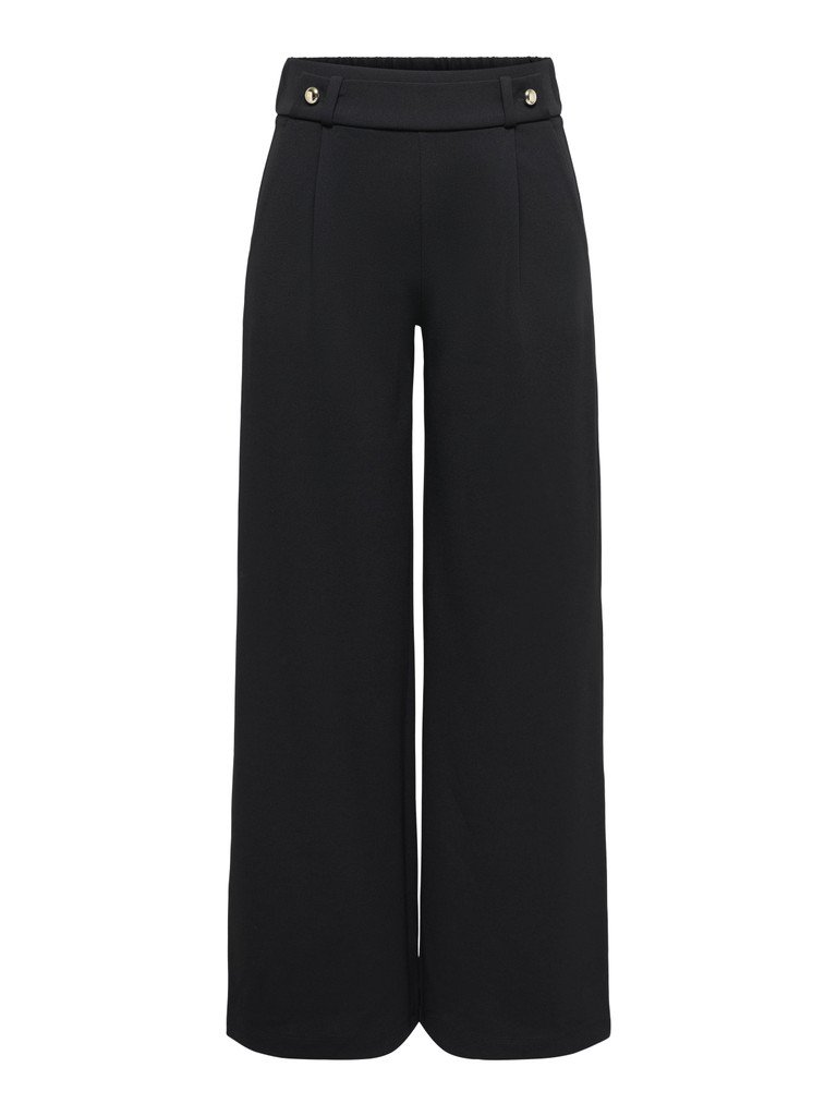 JDY GEGGO LIFE NEW LONG PANT JRS NOOS, BUKSE, Black GOLD BUTTONS/Svart - Bilde 6
