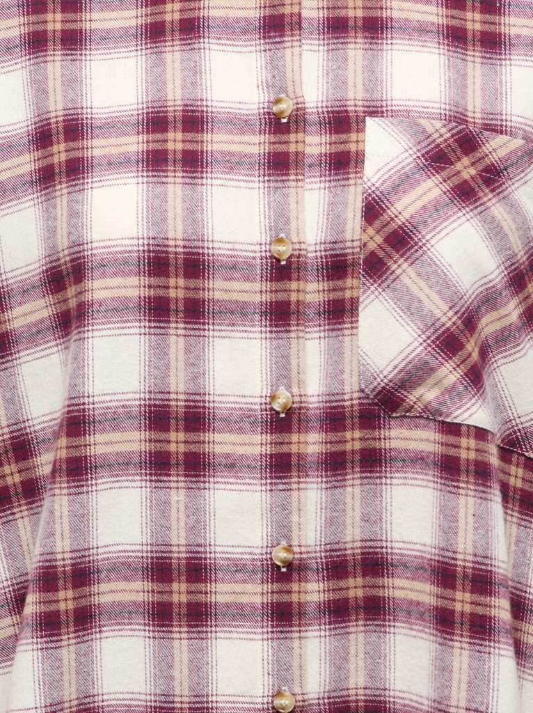 JDY MAUVE L/S CHECK LOOSE SHIRT, Flanellskjorte, Whitecap Gray WINDSOR WINE, Burgunder - Bilde 3