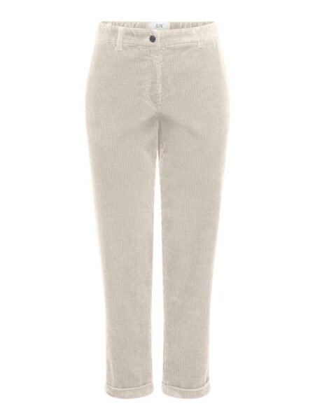 JDY SHIRAZ MW ANK PANT PNT, Kordfløyelbukse, Moonbeam/Beige