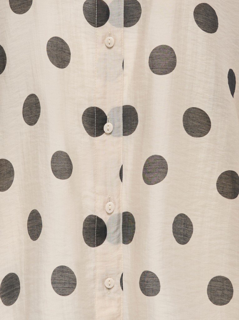 JDY FAY L/S SHIRT WVN, bluse I Lyocell, Cement BLACK DOT - Bilde 3