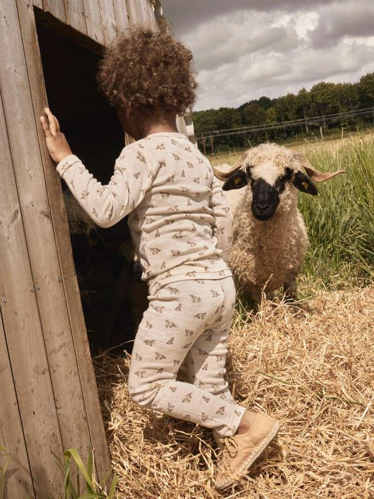 LIL ATELIER NALU WO/MO LS SLIM TOP , Trøye i Merinoull Og Modal, str 92-116 - Bilde 2