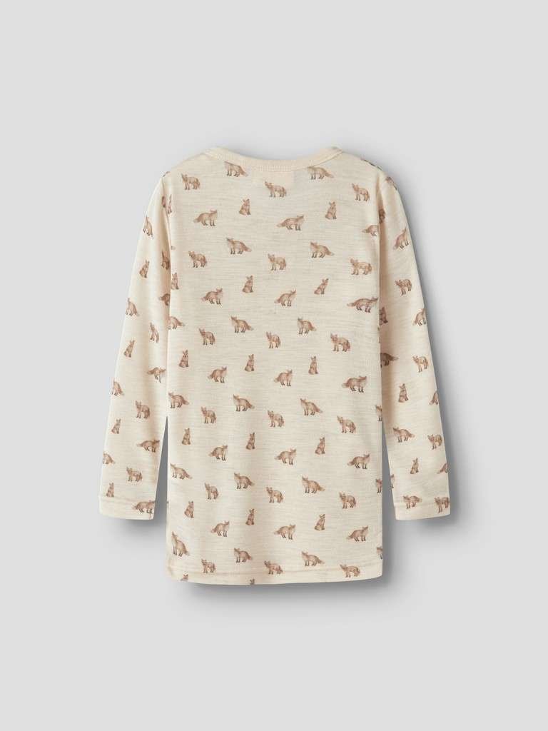 LIL ATELIER NALU WO/MO LS SLIM TOP , Trøye i Merinoull Og Modal, str 92-116 - Bilde 4