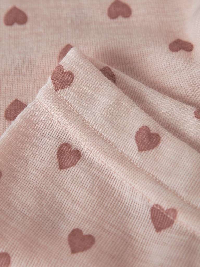 LIL ATELIER NOEL NIA WOOL SLIM LEGGING LIL NOOS, Longs I Merinoull,Morganite HEART - Bilde 4
