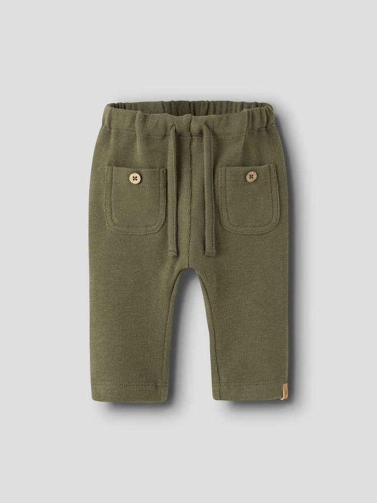 LIL ATELIER, LUNO PANT LIL, Bukse, Winter Moss/Mørkegrønn
